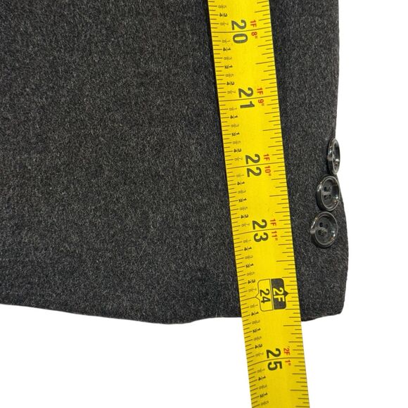 Kuppenheimer Vintage Men’s Wool Overcoat Gray 50R Made in Yugoslavia - 1980s - Picture 13 of 16